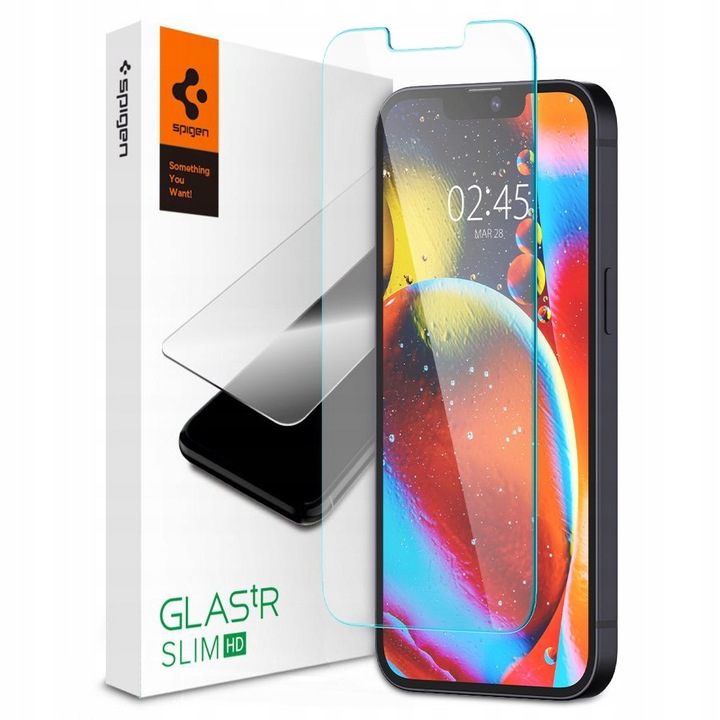 SZKŁO HARTOWANE SPIGEN GLAS.TR SLIM Apple IPHONE 14 PLUS / 13 PRO MAX