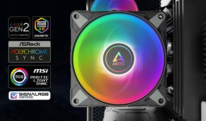 ARCTIC FREEZER 36 A-RGB BLACK chłodzenie procesora INTEL AMD LED