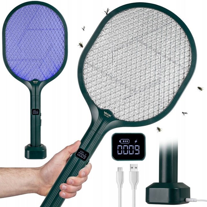 ŁAPKA PUŁAPKA LAMPA OWADOBÓJCZA UV NA MUCHY KOMARY ELEKTRYCZNA PACKA