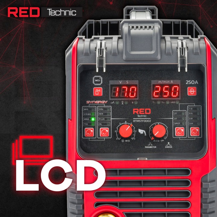 Spawarka Inwerterowa Inwertorowa Migomat MIG MAG MMA FLUX TIG 250A