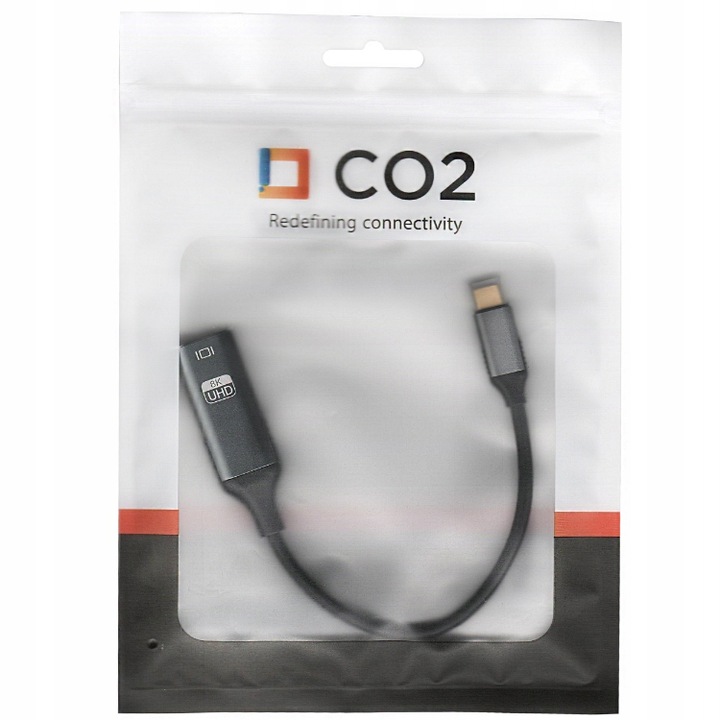 CO2 PRZEJŚCIÓWKA USB-C HDMI KABEL ADAPTER HUB USB TYP C DO HDMI MHL HD 4K 6