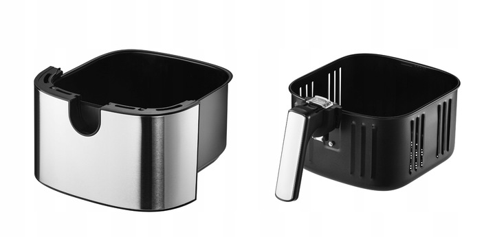 FRYTKOWNICA BEZTŁUSZCZOWA INOX 8 PROGRAMÓW MISA XXL 6L 1700W