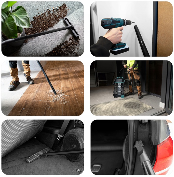 ODKURZACZ PRZEMYSŁOWY BEZWORKOWY MOCNY UNIWERSALNY NA MOKRO SUCHO