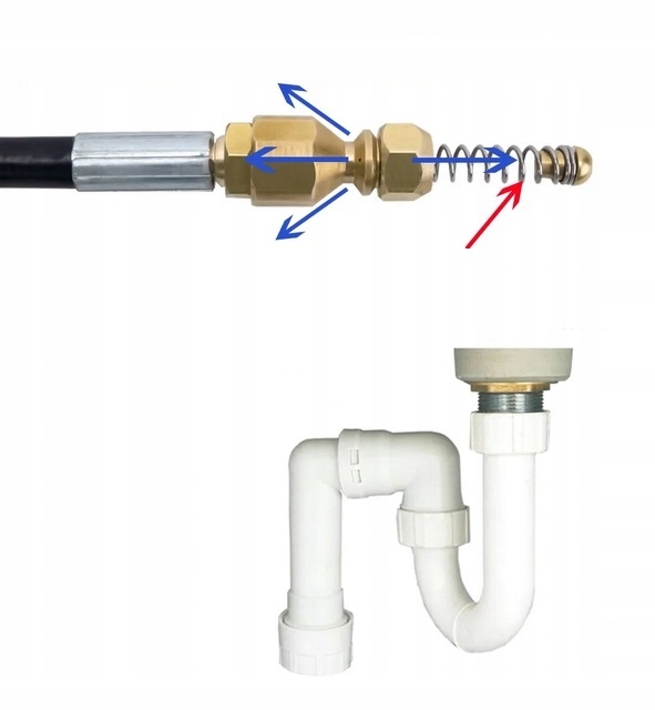 ŻMIJKA KARCHER K2-K7 15M WĄŻ DO UDRAŻNIANIA KANALIZACJI I RUR