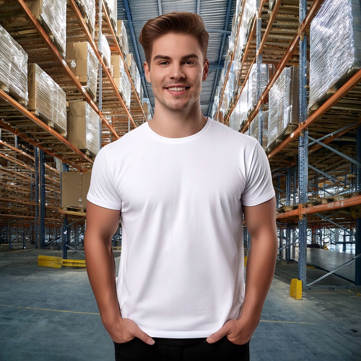 Koszulka męska T-SHIRT 100% bawełna oryginał MALFINI Classic New biała L