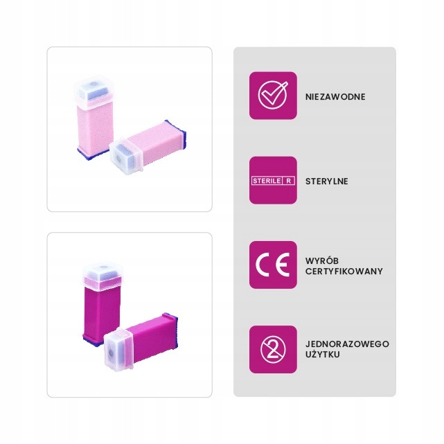 Nakłuwacze jednorazowe Easylance 2,4mm 21g 200 szt. + GRATIS Test covid-19