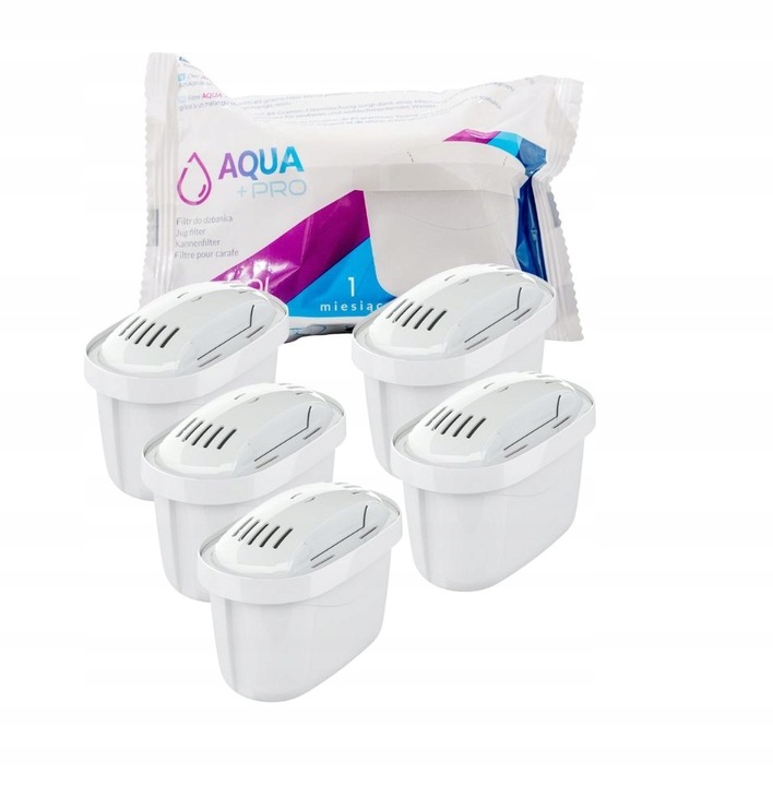 5szt. Wkład filtrujący do dzbanka AQUA+PRO Filtr do wody Dafi Brita