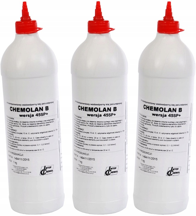 Klej do drewna poliuretanowy D4 Chemolan B 45SP+ 3kg