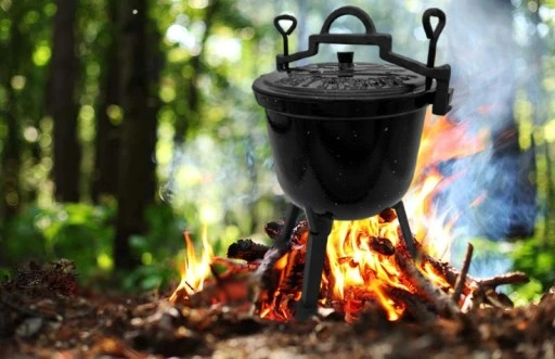 Kociołek żeliwny EMALIOWANY Meyerhoff MARMUREK 10l