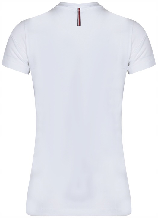 Tommy Hilfiger - DAMSKI T-SHIRT KOSZULKA TH10064-001 biała bluzka
