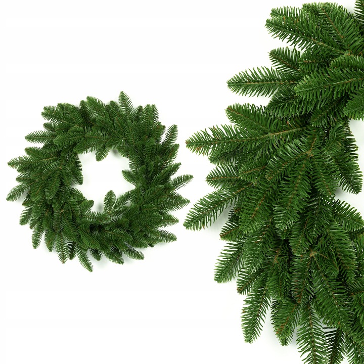 Girlanda Jodła 100% PE gęsta jak naturalna 110 cm podkład z igliwia