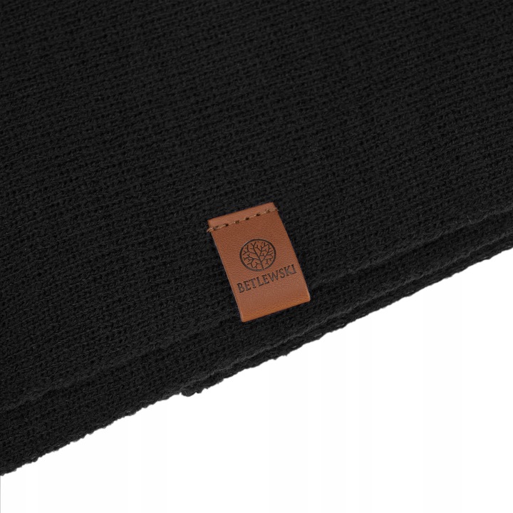 Betlewski Ciepły komin męski zimowy komfortowy wygodny materiał modny