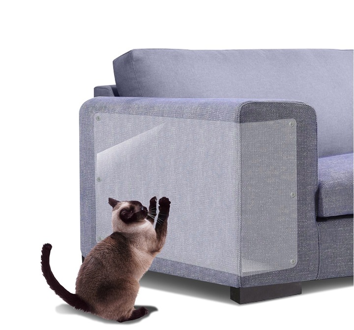 4X DUŻA NAKLEJKA FOLIA OCHRONA MATA NA MEBLE DRAPAK DLA KOTA 30x45 cm