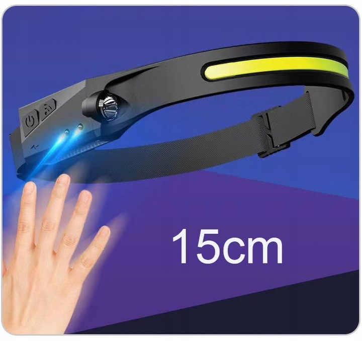 LATARKA CZOŁOWA AKUMULATOROWA WODOODPORNA MOCNA