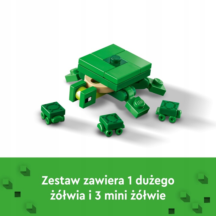 LEGO Minecraft Domek na plaży żółwi 21254