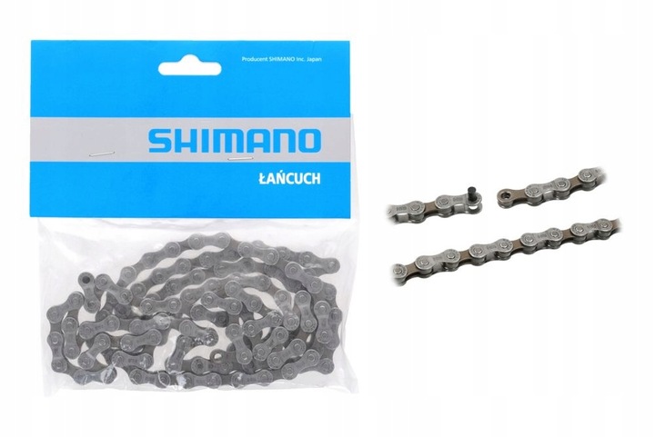Zestaw łańcuch wolnobieg korba Shimano 7s 48/38/28