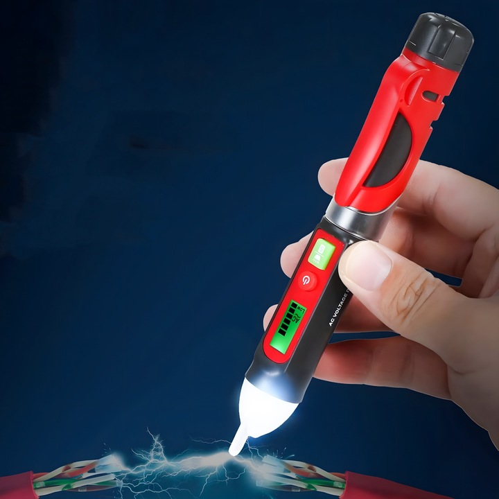 TESTER PRÓBNIK NAPIĘCIA ELEKTRYCZNEGO OBWODU CZUŁY BEZDOTYKOWY AC