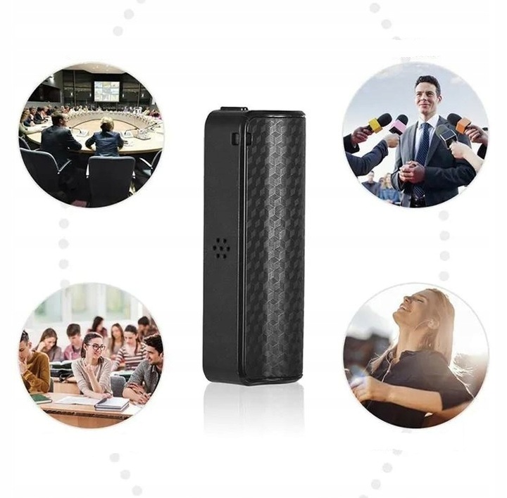 MINI DYKTAFON CYFROWY SZPIEGOWSKI PODSLUCH 500H PLUSKWA DO SAMOCHODU