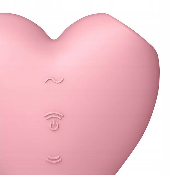 SATISFYER CUTIE HEART MASAŻER ŁECHTACZKI WIBRATOR BEZDOTYKOWY 12 TRYBÓW