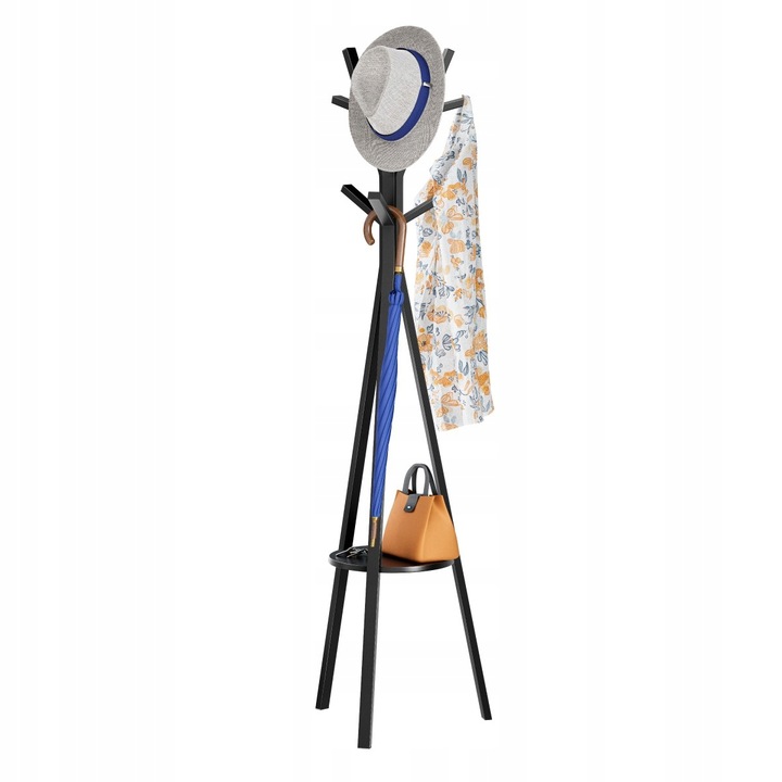 Wieszak stojak na ubrania MARK ADLER stojący stalowy 9 haczyków +