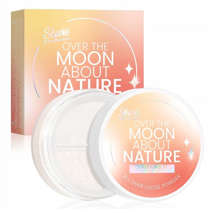 Stars from the stars OVER THE MOON naturalny puder sypki 01 Sparkling Beige