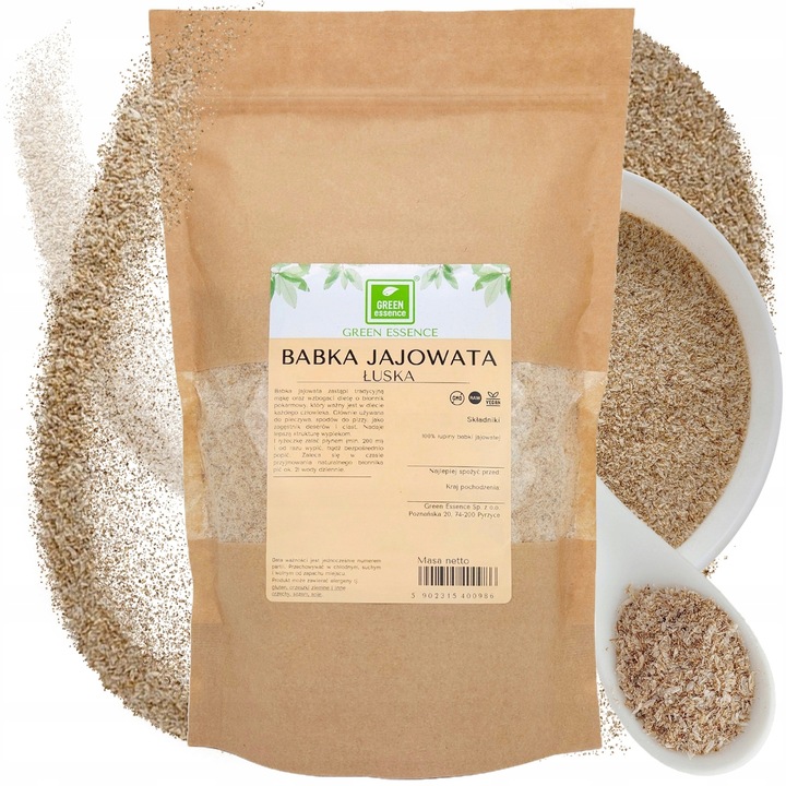 BABKA JAJOWATA błonnik łuska 500g keto witalny łupiny na chleb