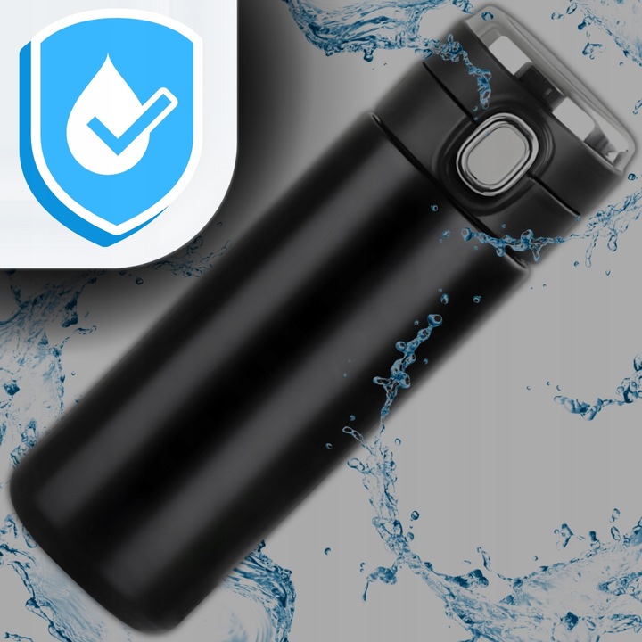 KUBEK TERMICZNY TERMOS Z USTNIKIEM NA KAWĘ HERBATĘ DO SAMOCHODU 420 ML LED