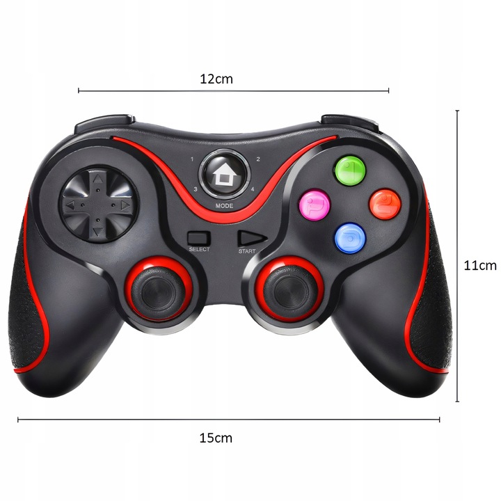 BEZPRZEWODOWY GAMEPAD PAD DO TELEFONU ANDROID PC iOS KONTROLER Z UCHWYTEM