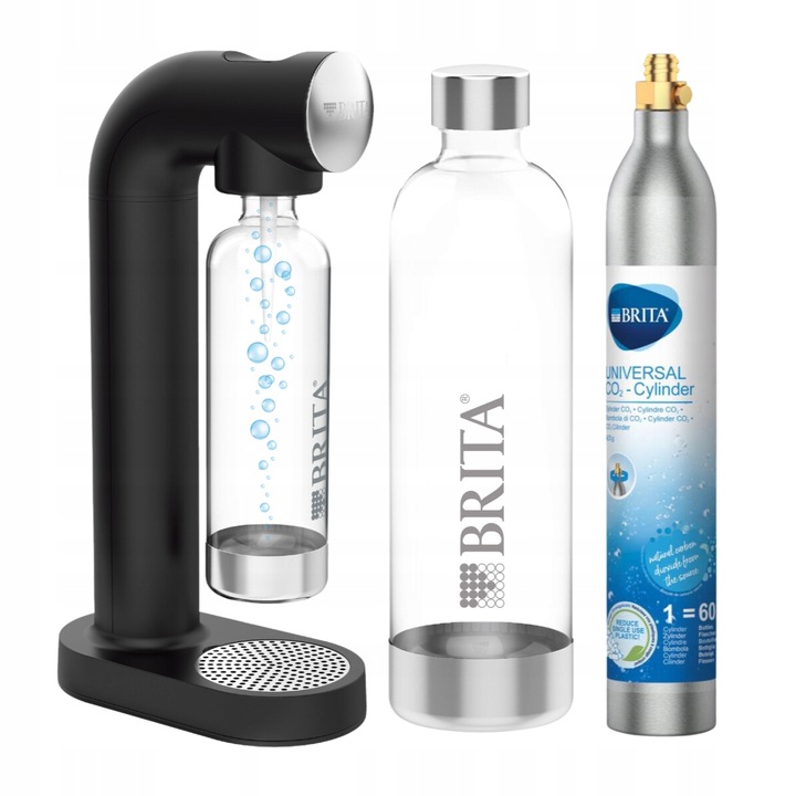 SATURATOR BRITA SodaOne (czarny) 1049249