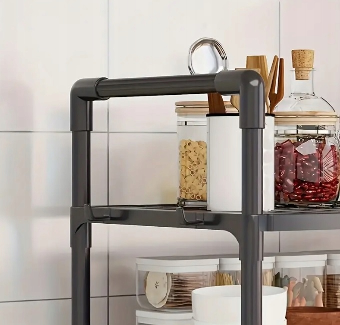 ORGANIZER KUCHENNY NAD MIKROFALÓWKĘ OPIEKACZ PÓŁKA REGAŁ PRZYPRAWY