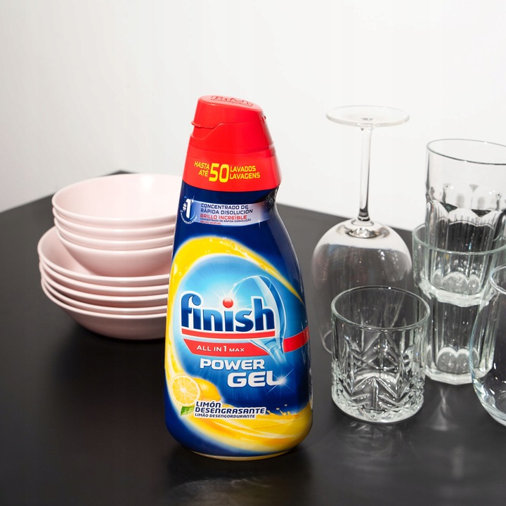 Finish Żel 1l do Zmywarki All-in-1 Power Max Lemon
