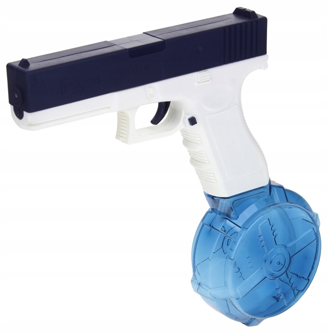 Pistolet na Wodę Automatyczny Elektryczny Glock 2 Magazynki Sikawka