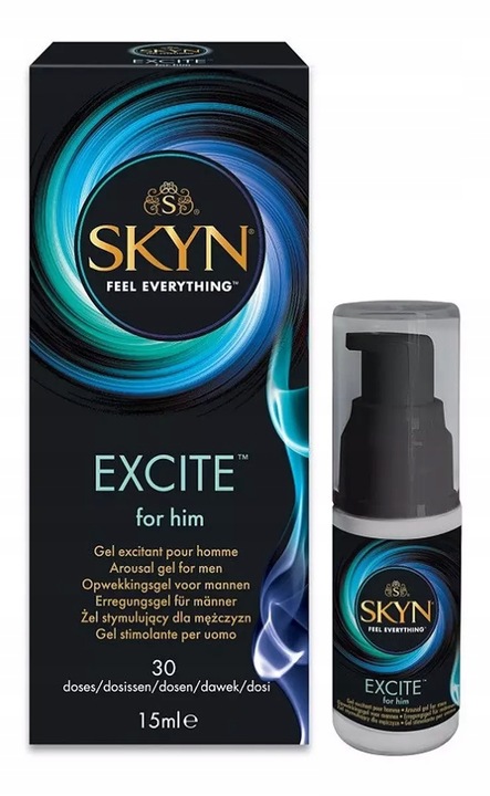 SKYN EXCITE for him żel potęgujący doznania ORGAZM dla mężczyzn 15 ml