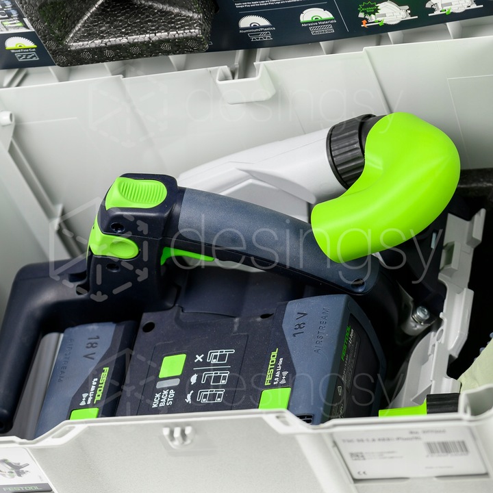 Kolanko kątowe zagłębiarki Festool TS 55 koniec haczenia węża WPUST