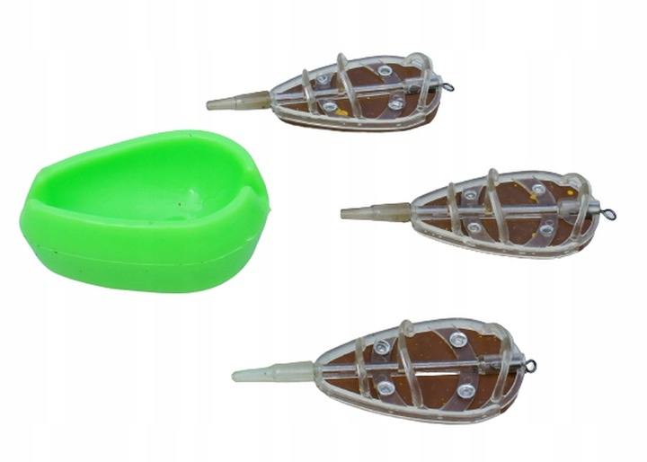 ZESTAW 9 x KOSZYCZEK METHOD FEEDER 3 x FOREMKA