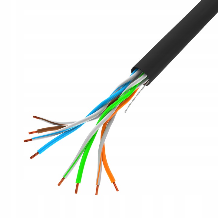 KABEL SIECIOWY PRZEWÓD SKRĘTKA CCA UTP RJ45 LAN CAT.5 KAT.5 305M LANBERG