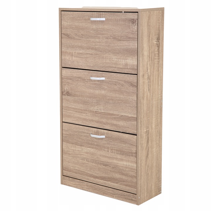 SZAFKA na buty regał 3 KOMORY OBUWIE komoda pojemna do przedpokoju