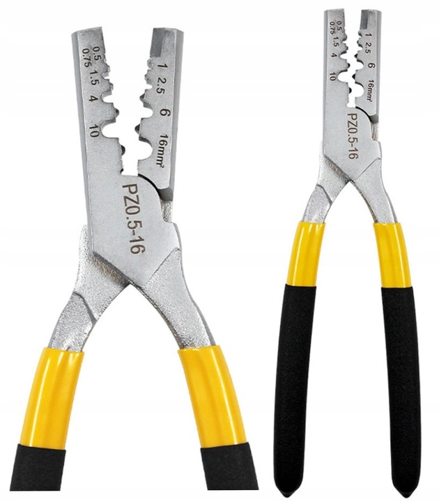 ZACISKARKA PRASKA DO KABLI TULEJEK KOŃCÓWEK 0,5-16