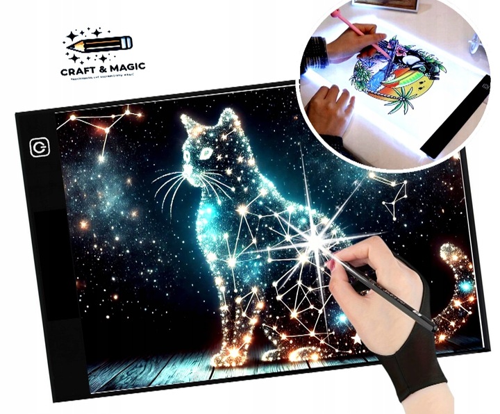 TABLET GRAFICZNY LED - BRIGHTPAD - PREZENT NA ŚWIĘTA - DESKA LED