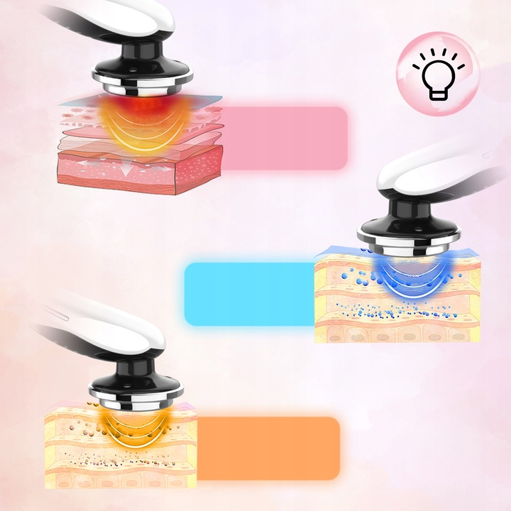 FOONNUN BEZIGŁOWA MASAŻER EMS TWARZY LIFTING 7w1 URZĄDZENIE DO MASAŻU