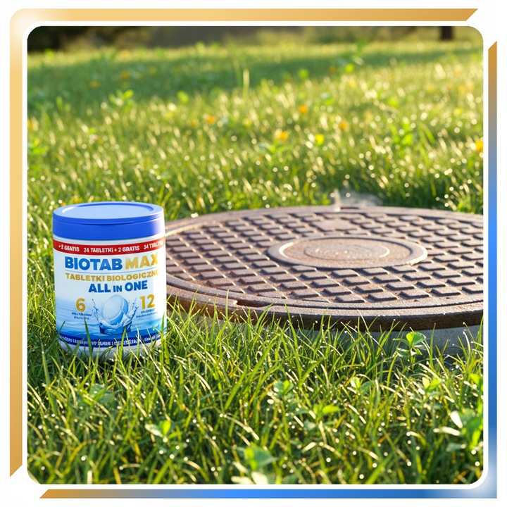 TABLETKI do SZAMBA BAKTERIE do OCZYSZCZALNI mocny BIO preparat USUWA