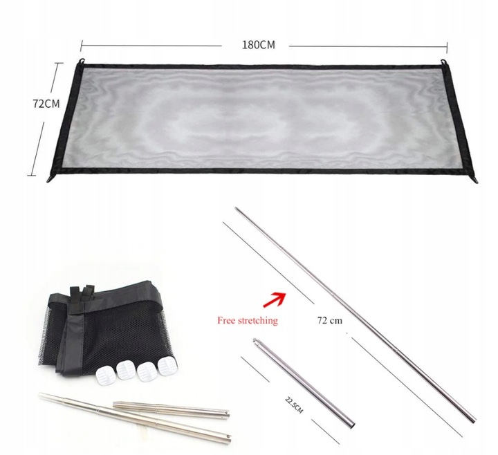 BRAMKA ZABEZPIECZAJĄCA PRZEGRODA DLA PSA KOT DRZWI