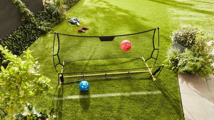 Rebounder trenażer piłkarski dwustronny bramka rama treningowa 220x110