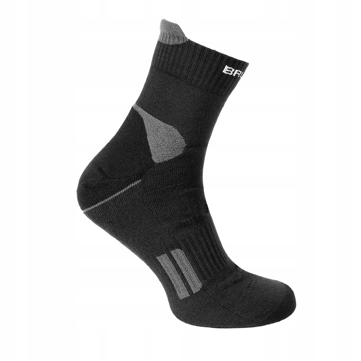 Skarpety męskie BRUBECK z jonami srebra TERMOAKTYWNE ODDYCHAJĄCE CZARNE