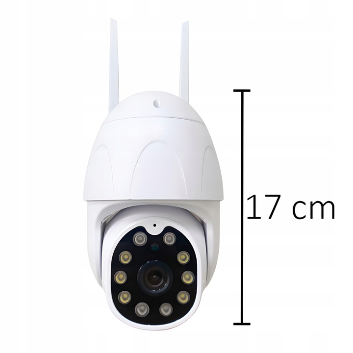 OBROTOWA KAMERA ZEWNĘTRZNA ZOOM 4X WIFI IP 2MPx + KARTA SD 32GB APLIKACJA