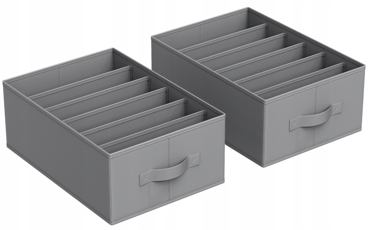 ORGANIZER NA UBRANIA DO SZUFLADY SZAFY GARGEROBY ZESTAW 2szt