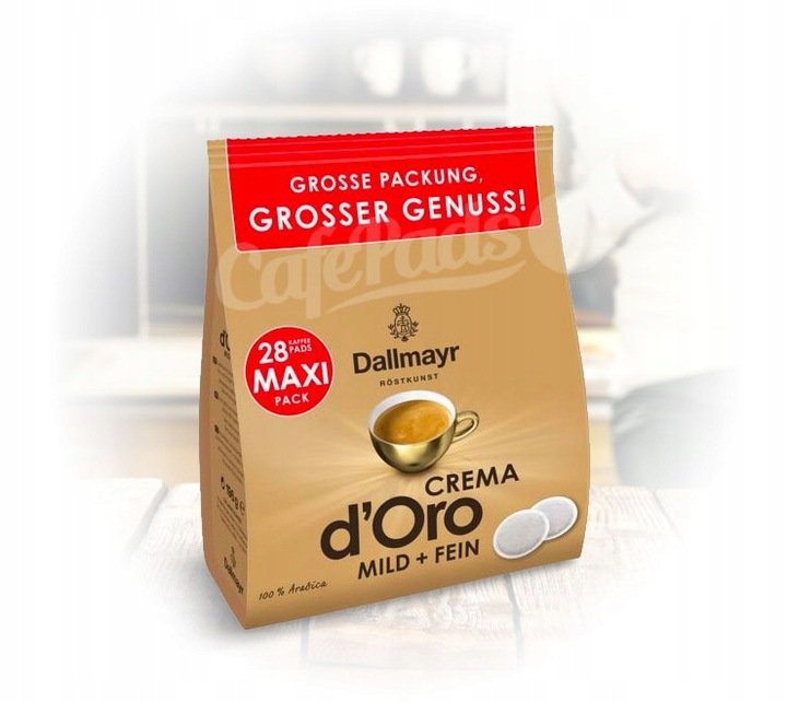 Kawa Dallmayr Crema d'Oro Mild + Fein 28 szt./pads