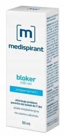 MEDISPIRANT BLOKER ROLL-ON (ANTYPERSPIRANT) 50 ml
