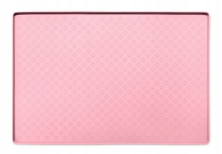 MATA PODKŁADKA POD MISKI DLA PSA KOTA SILIKON 48x30 MIĘKKA WYTRZYMAŁA