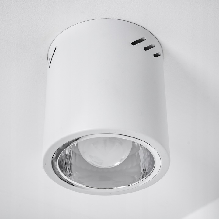 Oprawa Natynkowa Lampa Sufitowa SPOT DUŻA TUBA LED E27 Okrągła Walec